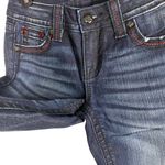 Miss Me New Jeans Women’s Size 26 Signature skinny cut Denim black & red Pockets Photo 5