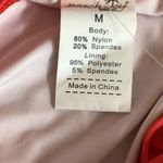 Beach Joy  Size Medium Red Bikini Bottom With Silver Ring. New with Tags. Photo 3