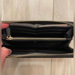 Kate Spade NWT Spencer Black with Silver Metallic Dots Zipper Wallet, one size Photo 9