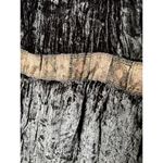 Emma James VTG Crushed Velvet Maxi Skirt Witchy Brown Whimsigoth Cottage Core Size 16 Photo 3