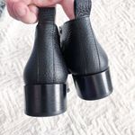 Everlane  Boss Black Pebbled Leather Ankle Booties Photo 5