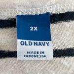 Old Navy Striped Linen-Blend Cropped Henley for Women- Size 2X- NWT Photo 7
