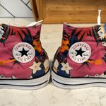 Converse CTAS LIFT HI STRAWBERRY JAM WHITE BLACK platform tropical print size 8 Photo 6