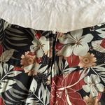 Vintage Floral Hawaiian Cinched Midi Skirt Multi Size M Photo 8