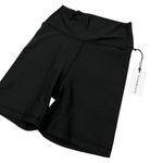 We Wore What  Biker Active Shorts in Solid Black size M NWT Photo 2