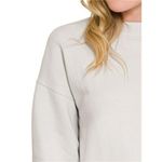Zenana Outfitters Fleece Crewneck Long Sleeve Sweatshirt Photo 1