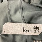 Kyodan  Womens Gray Stripe Full Zip Fitness Athletic Activewear Jacket Size L NWT Photo 14