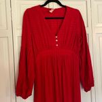 Anthropologie  Amadi Alisha red tiered maxi dress small Photo 3