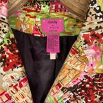 Vintage Bright City Scape Blazer 14 Petite Green Size 14P Photo 4