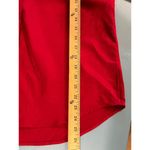 Chico's Chico’s Red Button-Up Dress Shirt Size 1 US 8 - 10 Holiday Career Professional Photo 6