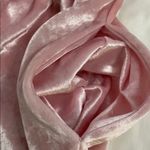 Miss Elaine Vintage 1980s Pink Velvet Like Long Robe Womens Petite USA Lace Photo 15