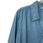 Soft Surroundings  Light washed denim Tencil tunic XL Photo 6