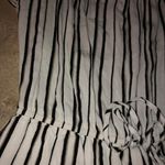 Kendall + Kylie Black and white striped off the shoulder romper  Photo 2