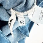 GRLFRND Mariana Button Down Western Snap Front Denim Shirt Dress Blue Women's XS Photo 7