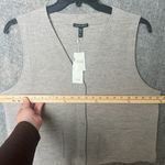 Eileen Fisher Woman Large Lightweight Boiled Wool Vest in Regenerative Wool NWT Photo 4