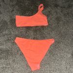 Zaful Neon Orange  Two-Piece Bathing Suit Photo 1