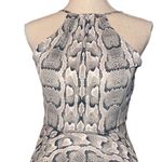 EXPRESS Women’s Halter Sleeveless Python Print Dress Size 4 Photo 4