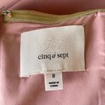 Cinq à Sept Cinq a Sept Laurile one-shoulder cutout midi dress in peony pink size 8 medium Photo 11