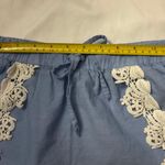 ASOS Swim Chambray Lace Scalloped Shorts Size 4 Photo 4