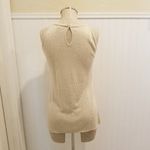 White House | Black Market NEW WHBM Sheer-Yoke Shimmer Tank Top Womens Siz… Photo 4