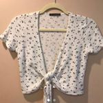 Brandy Melville Floral Wrap Top  Photo 0