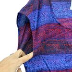 Patagonia Women's Sleeveless Top Colorful Print V Neck Cotton Blouse Shirt 10 Photo 3