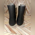London Fog  Black Rain Boots Snow Ankle Boots Size 9 Photo 4