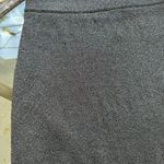 House of Harlow 1960 Metallic Knit Side Slit Maxi Skirt in Black - Size Large Photo 3