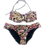 Victoria's Secret Victoria’s Secret bright halter top floral bikini Photo 0