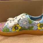 Tory Burch Howell Court Floral Printed Sneaker Smooth Leather Sz. 6.5 NWOB Retro Photo 7
