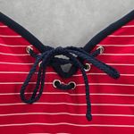 Baltex Red Stripe Padded Swimwear Tankini Tank Top Medium M 8 Photo 3