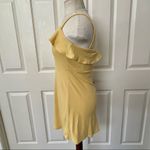 Forever 21  yellow tank ruffle overlay dress Photo 2