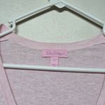 Lilly Pulitzer ‎ Clarissa Sweater Cool Max Cardigan Pale Pink Pearl Ruffle Small Photo 2