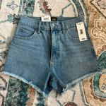 Lee  Blue Jean Denim Shorts with Distressed Hem  Photo 0