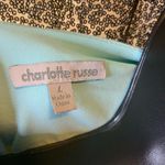 Charlotte Russe 3/20🦋 light Blue Cut Out Back blazer with Silver Faux Zipper Photo 2