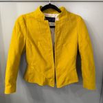 ZARA  Blazer Mustard Yellow Structered Blazer Size Small Photo 1