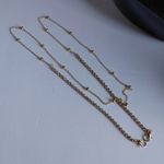 Gold Chain Rhinestone Mask / Glasses Lanya… Photo 4