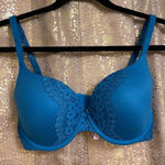 Victoria's Secret  Body By Victoria Perfect Shape Blue Lace Bra, 34D Photo 0