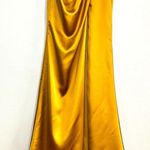 Mac Duggal  26585 Sleeveless Faux Wrap Ruched Satin Gown Photo 4