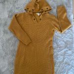 Say What? Say What Yellow Knitted Long Sleeve Dress size L Photo 2