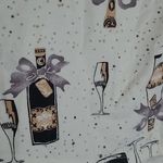 Soma  CHAMPAGNE BOTTLE ENJOY TOAST CELEBRATE NOVELTY PRINT PJ SHIRT TOP M Photo 9