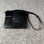 YSL Vintage Yves Saint Laurent Black Leather Shoulder Bag Women's Handbag Photo 5