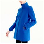 J Crew Stadium Lodge Italian Wool Pea Coat Cobalt Blue 2p H2770 Peacoat 2 petite Blue Photo 1