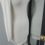 Spiritual Gangster WHITE RIBBED LOVE IS THE ANSWER BODYCON LONG SLEEVES DRESS Photo 8