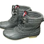 Tommy Hilfiger Women's Black Duck Boots Size 8M Photo 1