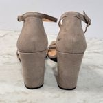 A New Day  Womens‎ 9.5 Dress Sandals Block Heels Ankle Strap Tan Open square toe Photo 4
