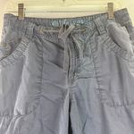 Life is Good  Women's Blue Cotton Bermuda Cargo Drawstring Shorts Size 10 Photo 6