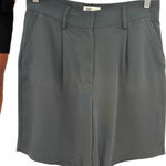 Lita by Ciara Revolve Trouser Shorts Pleated Style High Waist Black Size 10 Photo 0