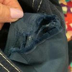 Vintage 70s Bullock's Wilshire Denim Rabbit Fur Belted Penny Lane Coat Size undefined Photo 8