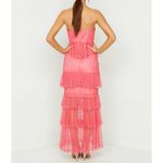 Majorelle Zelda Fitz Floral Lace Gown, Passionfruit Pink, Medium Photo 4